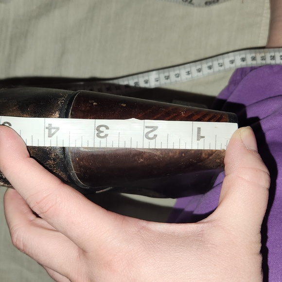 BED STU Bruges Wedge Booties Brown Distressed Leather Slouchy Knit Boots… - Picture 12 of 14